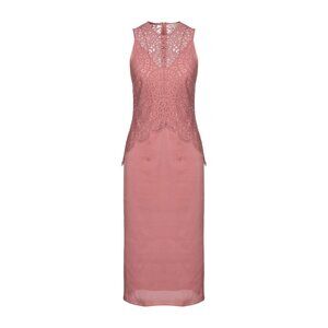 Keepsake the Label Lace Midi Dress Size Small Pink Blush Sleeveless High Neck
